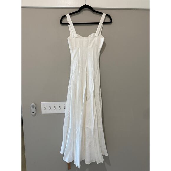 New Reformation Bekki Linen Dress - Picture 3 of 5